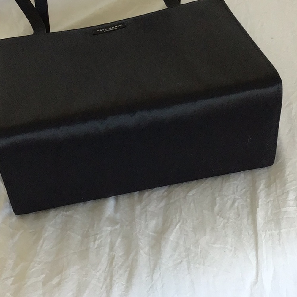 Kate Spade New York Sam Icon nylon tote bag in black. - Picture 12 of 16